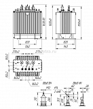 Трансформатор ТМГ-СЭЩ-630/10-12 УХЛ1 10.00/0.4 Д/Yн-11